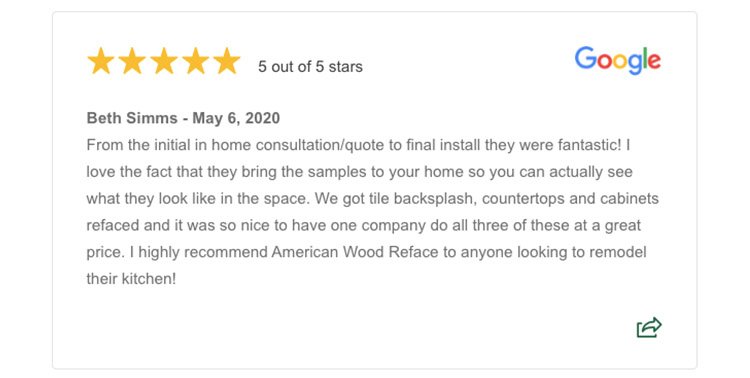 Example Five Star Review