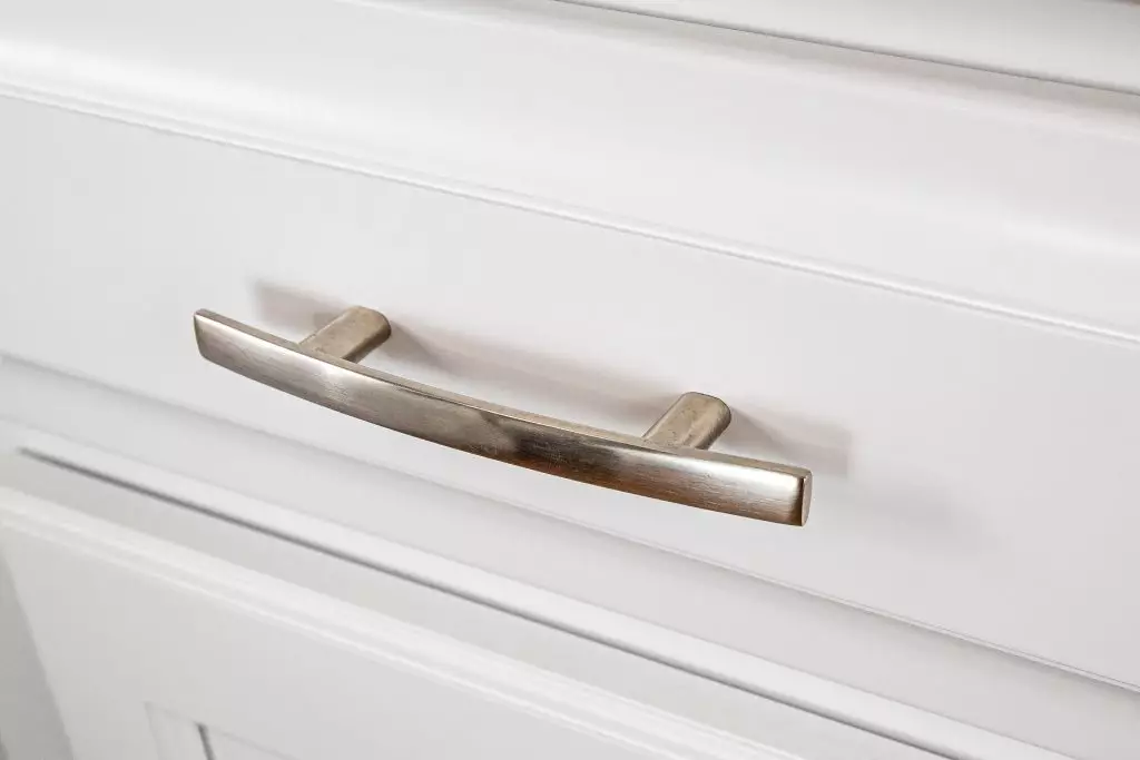 Hardware Old White Traditional Kitchen Medina Ohio