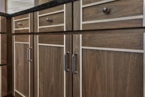 Walnut Solid Wood Kitchen Cabinet