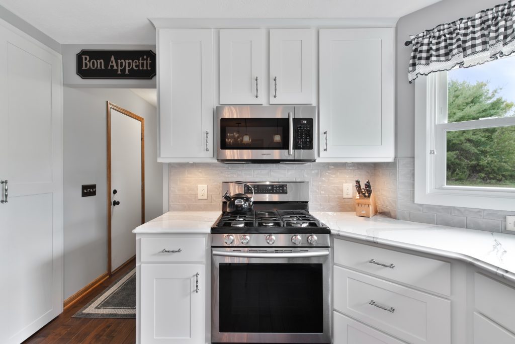 Modern Contemporary White Birch Kitchen