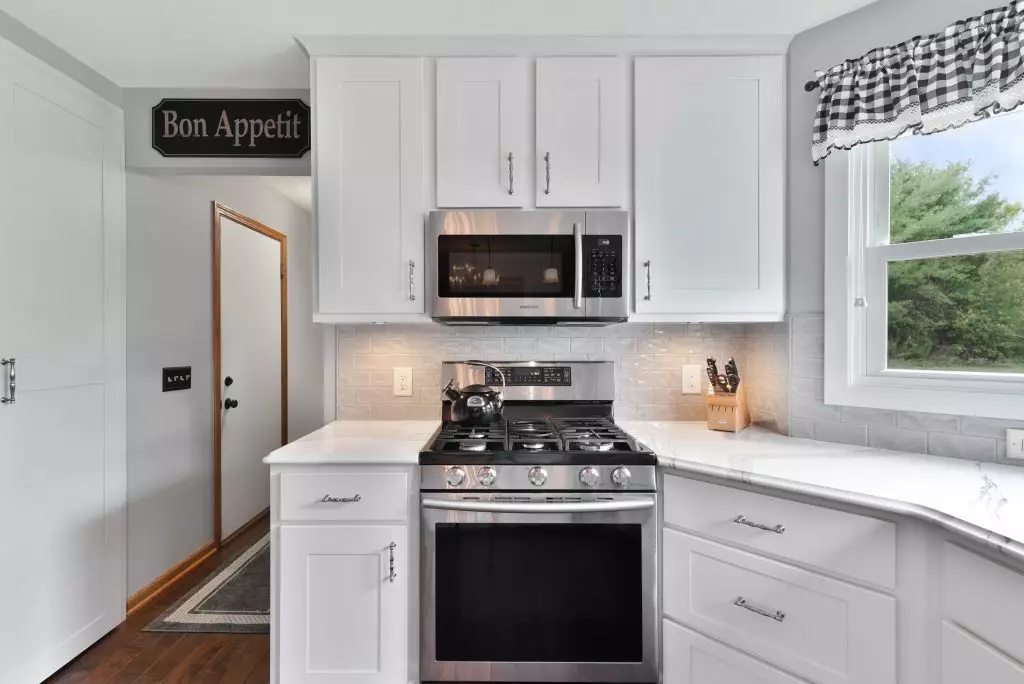 Modern Contemporary White Birch Kitchen