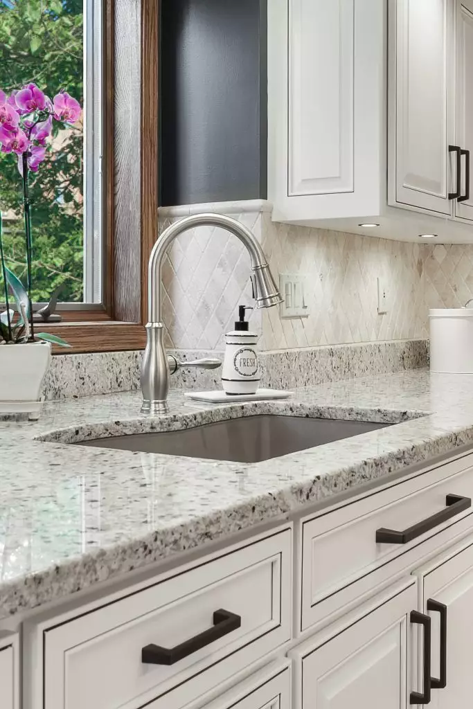 Sink Traditional Birch Granite Kitchen Medina Ohio