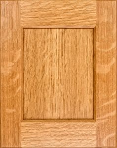 quarter sawn white oak cabinet wood style