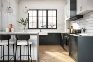 Kitchen backsplash interior design 