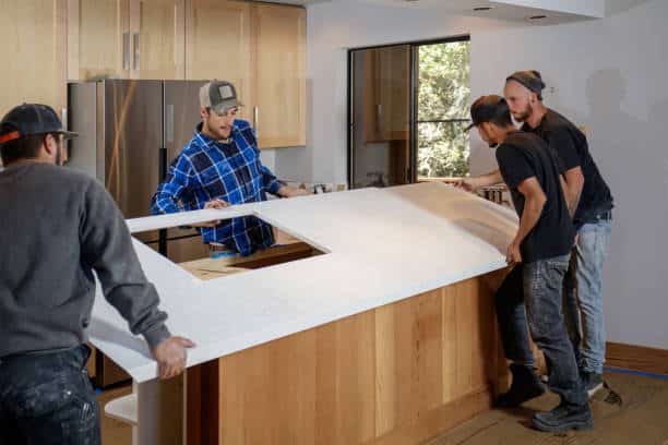 kitchen countertop installation from kitchen remodeling experts