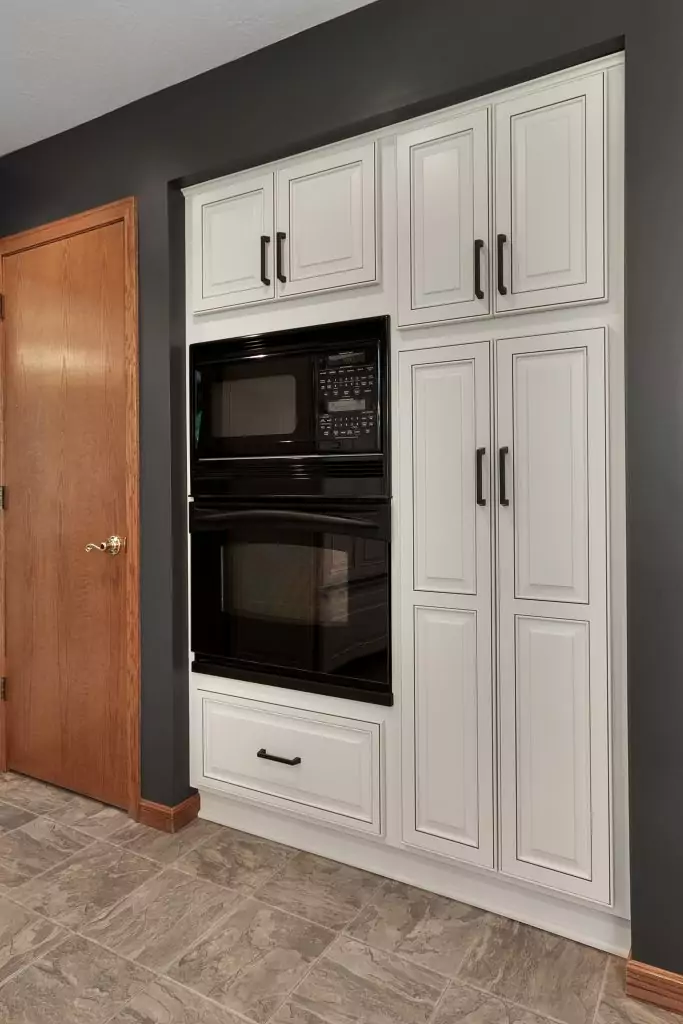 Traditional Birch Granite Kitchen Cabinets with accessories