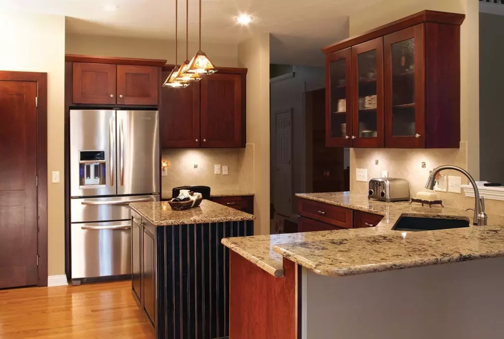 modern designed kitchen