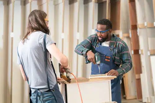 Two cabinet refacing contractors