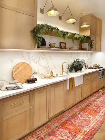 backsplash ideas in open concept kitchen