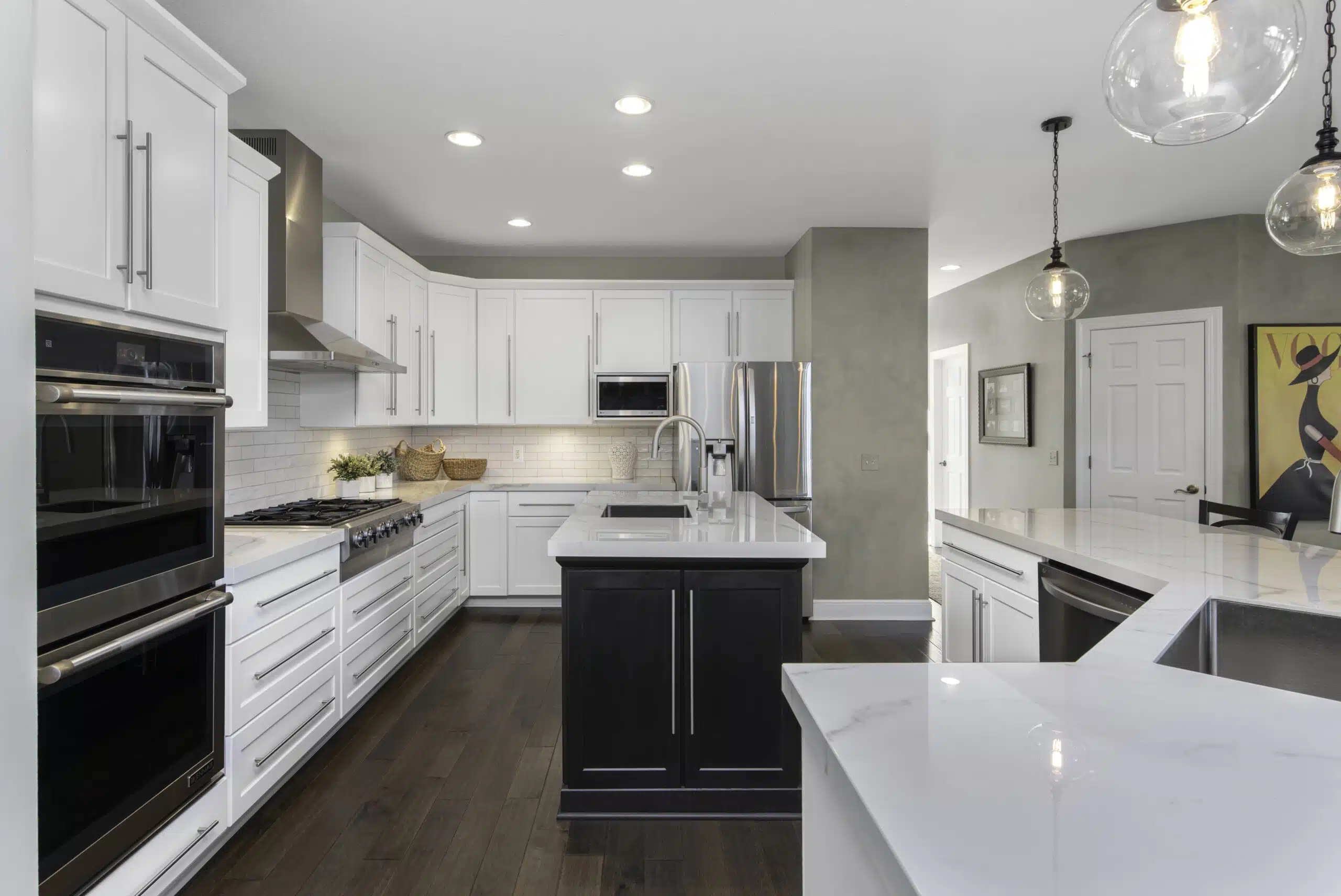 Luxury Kitchen with Refaced Cabinets