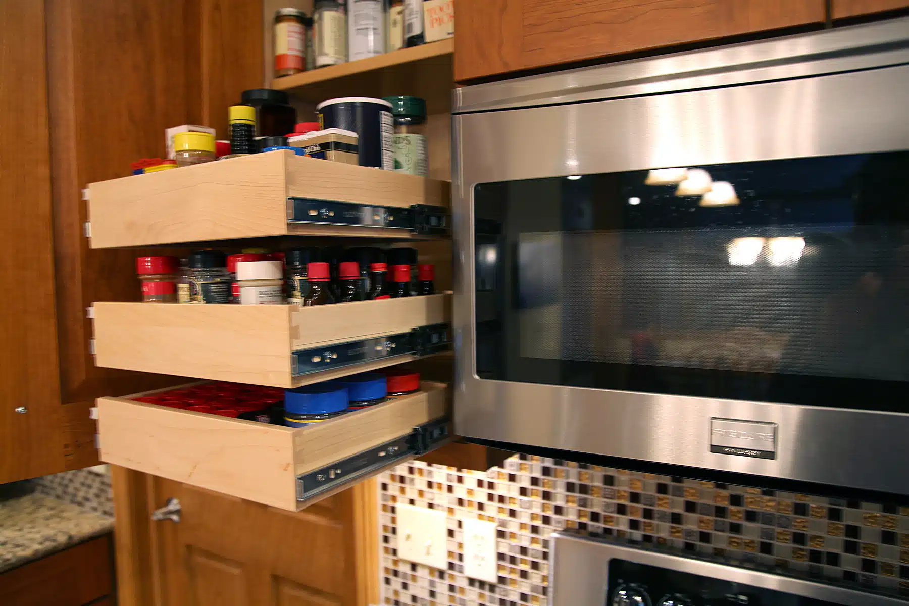 Traditional Wood Kitchen Kitchen Remodel by American Wood Reface project photo